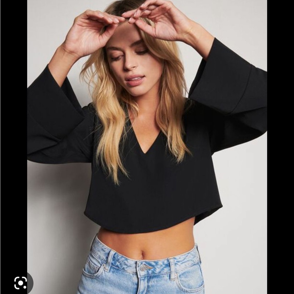 NWT Midi Long Sleeve Blouse